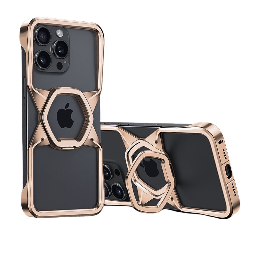 Minimal Magnetic Hexagon Case for iPhone: Slim, Durable, MagSafe Compatible, Lightweight
