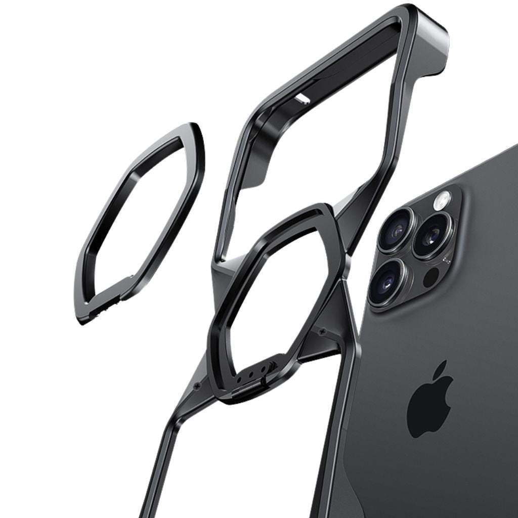 Minimal Magnetic Hexagon Case for iPhone: Slim, Durable, MagSafe Compatible, Lightweight