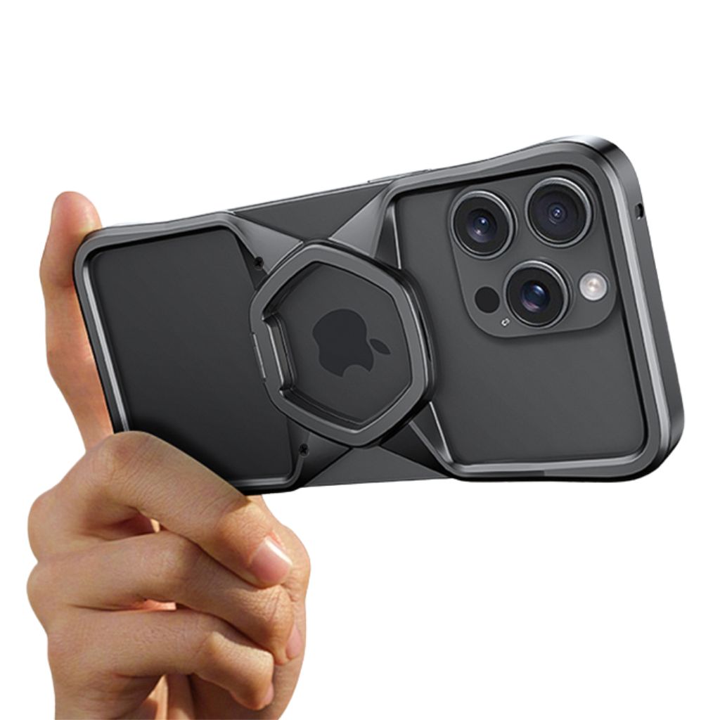 Minimal Magnetic Hexagon Case for iPhone: Slim, Durable, MagSafe Compatible, Lightweight
