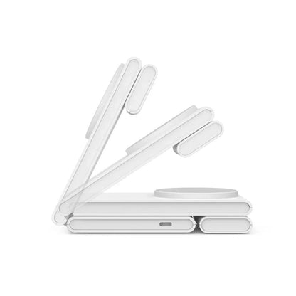 Compact 3-in-1 Foldable Wireless Magnetic Charger for iPhone, Watch & AirPods