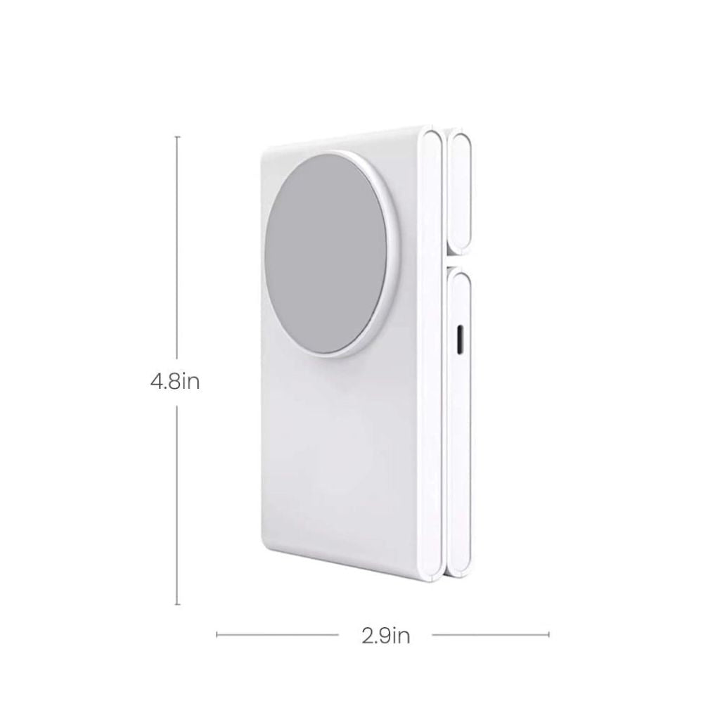 Compact 3-in-1 Foldable Wireless Magnetic Charger for iPhone, Watch & AirPods