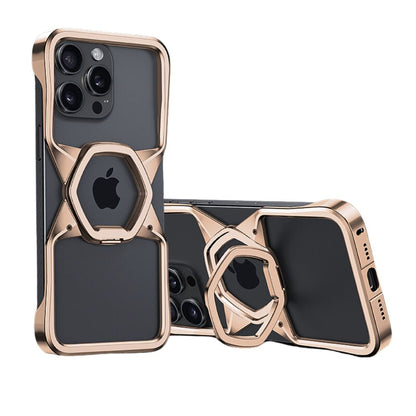 Minimal Magnetic Hexagon Case for iPhone: Slim, Durable, MagSafe Compatible, Lightweight