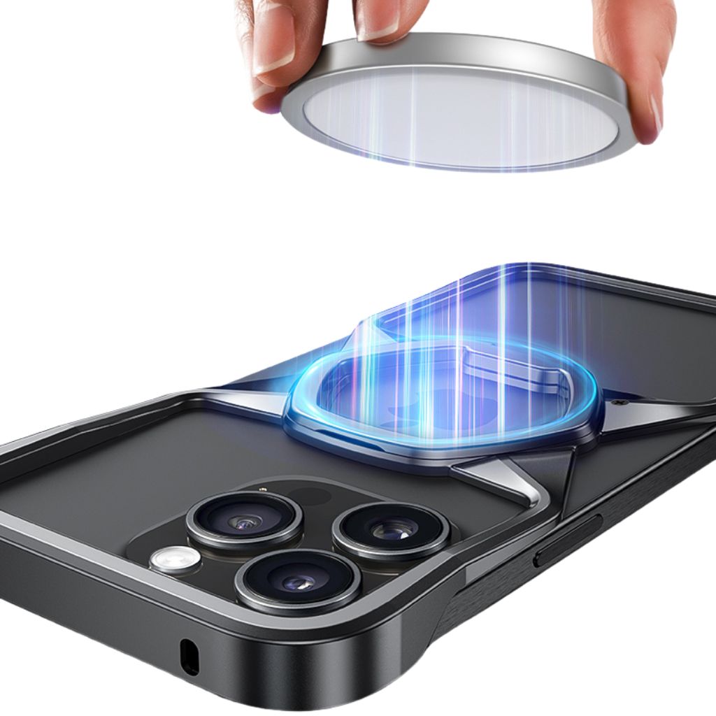 Minimal Magnetic Hexagon Case for iPhone: Slim, Durable, MagSafe Compatible, Lightweight