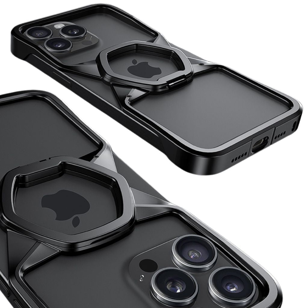 Minimal Magnetic Hexagon Case for iPhone: Slim, Durable, MagSafe Compatible, Lightweight