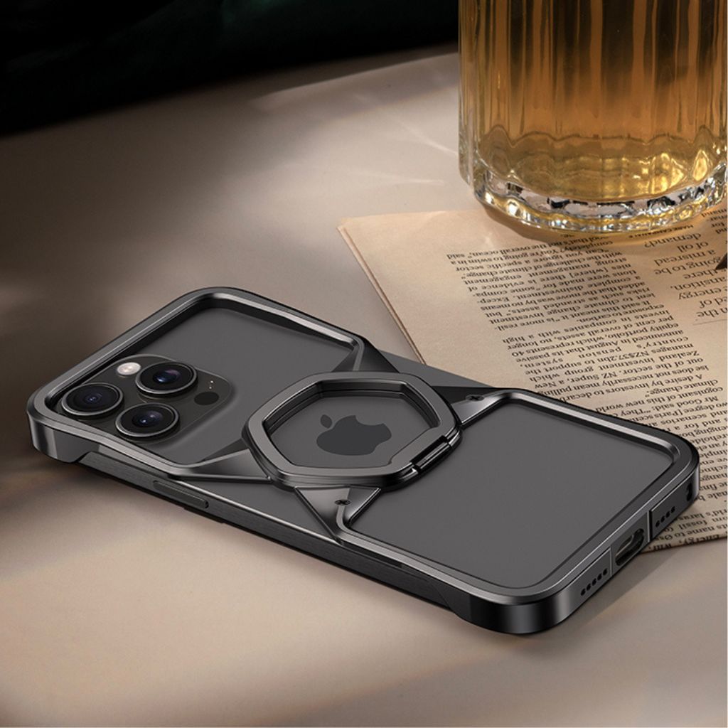 Minimal Magnetic Hexagon Case for iPhone: Slim, Durable, MagSafe Compatible, Lightweight
