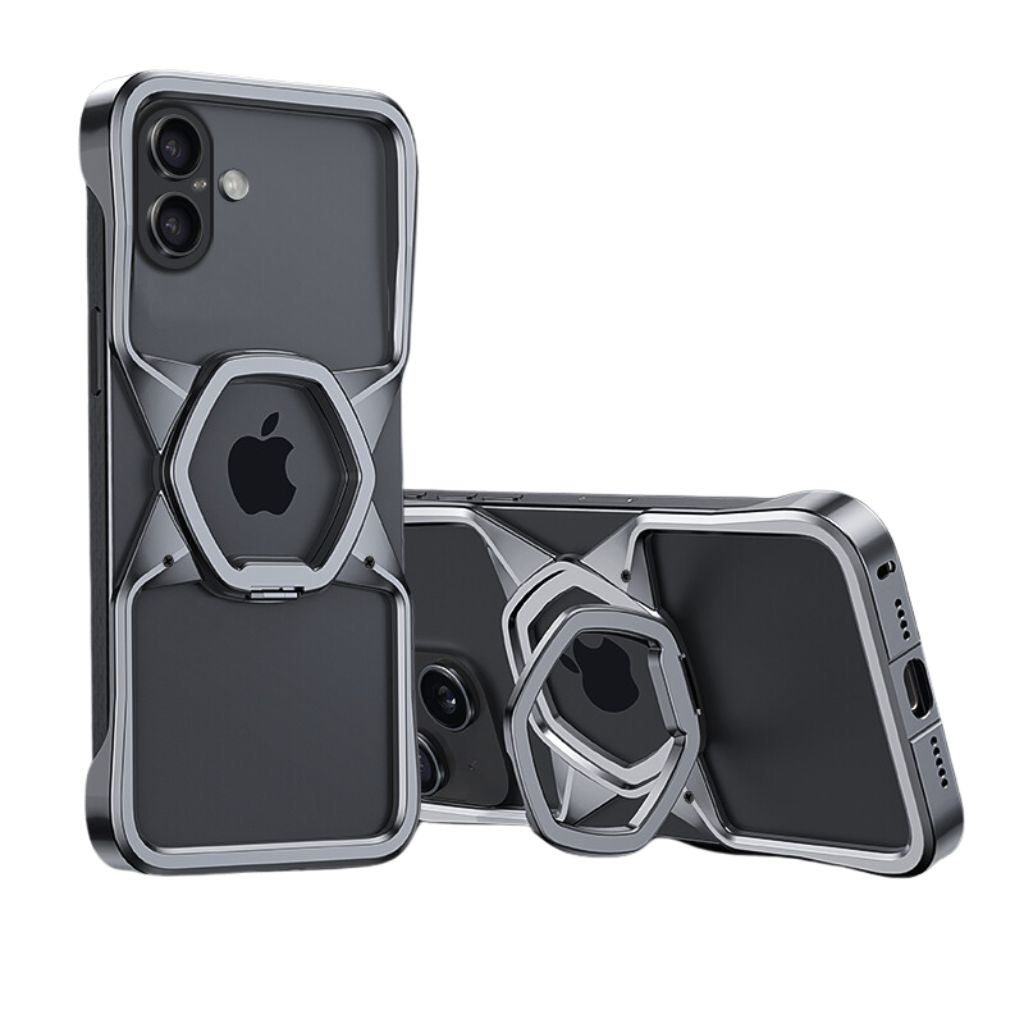 Minimal Magnetic Hexagon Case for iPhone: Slim, Durable, MagSafe Compatible, Lightweight