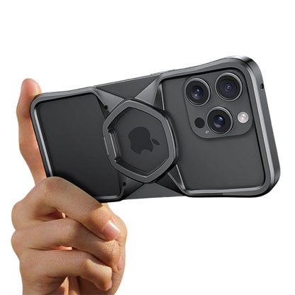 Minimal Magnetic Hexagon Case for iPhone: Slim, Durable, MagSafe Compatible, Lightweight
