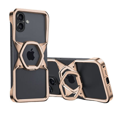 Minimal Magnetic Hexagon Case for iPhone: Slim, Durable, MagSafe Compatible, Lightweight