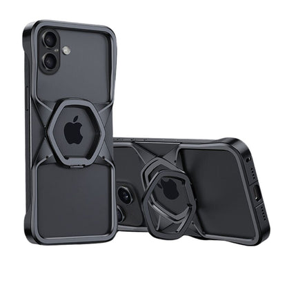 Minimal Magnetic Hexagon Case for iPhone: Slim, Durable, MagSafe Compatible, Lightweight