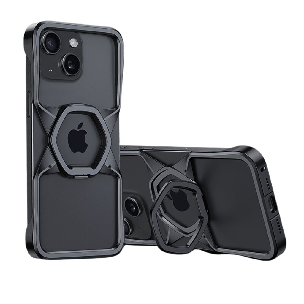 Minimal Magnetic Hexagon Case for iPhone: Slim, Durable, MagSafe Compatible, Lightweight