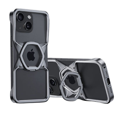 Minimal Magnetic Hexagon Case for iPhone: Slim, Durable, MagSafe Compatible, Lightweight